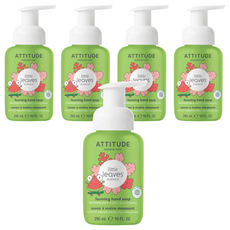 ATTITUDE 艾特優 兒童泡沫洗手乳 西瓜&椰香 295ml, 5瓶