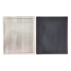 SANLUX 台灣三洋 CAFT-M8HC 空氣清淨機專用 H13 TRUE HEPA 蜂巢狀活性碳濾網 適用機種ABC-M8, 1盒