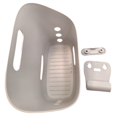 可串聯掛式收納籃 大號 灰色, 1個