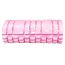 瑜珈柱 按摩滾輪, EVA外包+PVC內管, 承重150KG, 粉色, 1個, 14 x 33cm