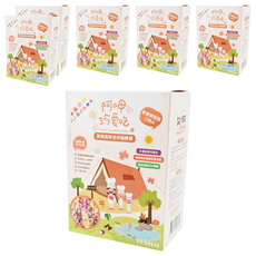 港媽私房手作 阿呷珍愛吃 寶寶蔬果義大利麵 迷你蝴蝶麵 純手工日曬製作 無添加鹽 天然食材加工, 150g, 6盒