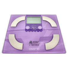 oserio 歐瑟若 數位彩色精靈體脂計 275 x 220 x 25mm 1.3kg, FSC-341, 粉紫色, 1個