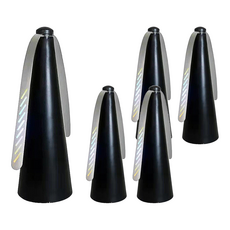 安全扇葉蒼蠅驅趕器 80 x 250 x 100mm 黑色 餐桌/戶外驅蚊蠅神器, 5個