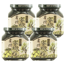 高仰三 有機蜜橄欖 酸甜迷人 香醇美味 台灣製造, 340g, 4罐