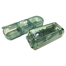 Fullicon 護立康 隱刀式精準切藥器 + 隨身保健盒 CB001-G 綠色, 1組