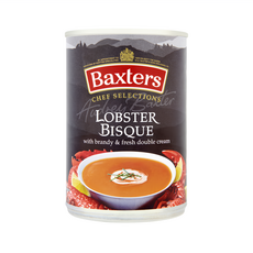 Baxters 龍蝦濃湯，白蘭地和鮮奶油, 400g, 1罐