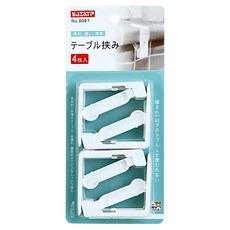 SJIAYP 桌巾防滑固定夾 4個, 8087, 1組