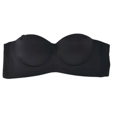 公主日記 蝴蝶結浮雕內衣 黑色, M