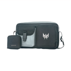 axio 掠奪者城市穿梭肩背包 GP-05E 收納無極限 Cordura面料 防水 防污, 銀河灰, 肩包(23.5 x 4.5 x 15cm) 小包(7.5 x 3 x 7.5cm)