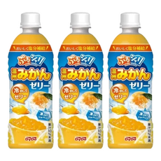 DyDo 柑橘風味凍飲 溫州蜜柑果汁味, 490ml, 3瓶
