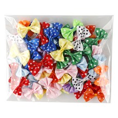 UNIART 大容量點點蝴蝶結 75入組 大款 混色 1組