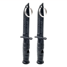 Ka-Bar 吊飾造型 Emergency Whistle 求生哨, 黑色, 1組