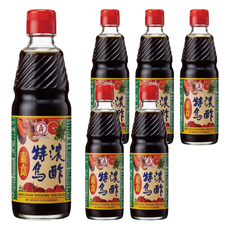 KONG YEN 工研 素食特濃烏醋, 300ml, 6瓶