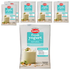 EasiYo 優格粉 原味, 紐西蘭原裝進口, 每湯匙含百億乳酸菌, 需搭配easiyo優格機使用, 140g, 1包, 6包