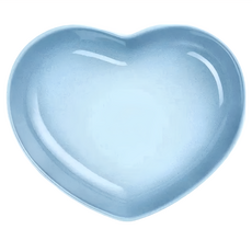 LE CREUSET 心型盤 海岸藍 浪漫餐桌點綴, 1個, 中