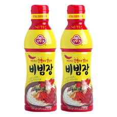 OTTOGI 不倒翁 韓式辣味拌麵拌飯醬, 500g, 2瓶