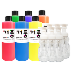 Snowkids 兒童彩色泡泡遊戲組, 6色, 250ml