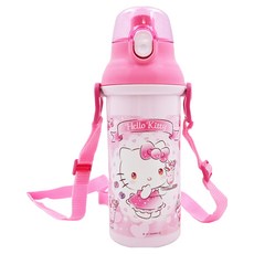 銀離子彈蓋式水壺 PSB5SANAG, 凱蒂貓, 480ml, 1個