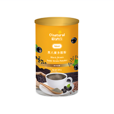 O'natural 歐納丘 黑八寶多穀粉 無添加糖 全素可食 原豆研磨 香醇濃郁, 600g, 1罐