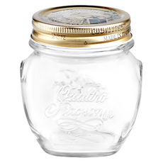 Bormioli Rocco 四季玻璃果醬密封罐 P-36561 300ml 玻璃收納罐 密封防潮罐 義大利製, 1個