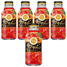 pokka sapporo 果肉粒蘋果汁 日本原裝進口, 400ml, 5瓶