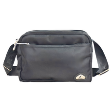 WALLABY 袋鼠牌 休閒側背包, 黑色