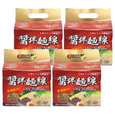 元泰碩宴 麻油老薑醬拌麵線 Set Q彈麵體 乾湯兩吃 純素食品, 16包