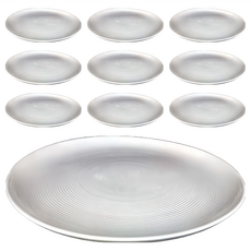 TATUNG 大同磁器 11英寸 線條圓盤 Set (28*28*H3cm), P617111, 10個