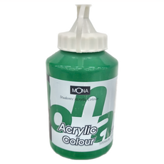 MONA 蒙納 壓克力顏料 500ml, 色彩飽和, 延展性及鮮豔度良好, 1色