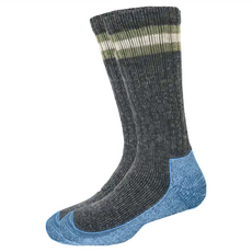 AREX SPORT 銀纖維厚磅保暖羊毛中長襪 AS-6332, 藍色, L(25-29cm)