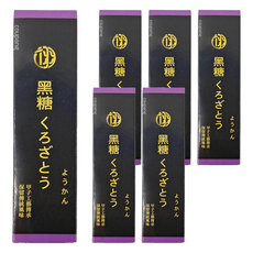 黑砂糖羊羹 台灣產 黑糖口味, 90g, 6盒