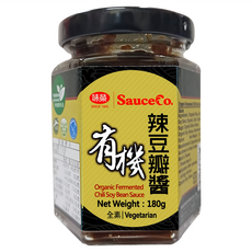 味榮 有機辣豆瓣醬 全素, 180g, 1罐