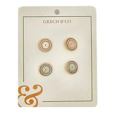 Grech&Co 耳針耳環兩對組