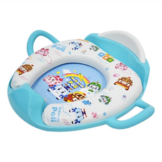 POLI波力 救援小英雄 兒童學習馬桶扶手坐墊 台灣正版授權 , 波力, 1個