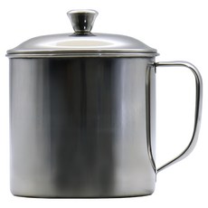 銀世代 304不鏽鋼杯 9cm 550ml, 1個, 不鏽鋼色