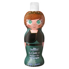 AIR-VAL Disney Frozen Anna 安娜 2合1沐浴洗髮精 400ml 萌Q收藏版, 1瓶