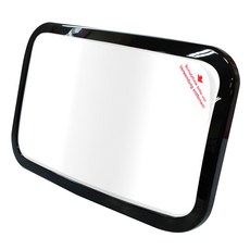 aguard 車內用寶寶觀察後照鏡, 360°自由調整角度 凸面鏡 視野開闊清晰, 黑色, 1個