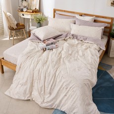 戀家小舖 40支精梳棉 優雅旋律 雙人兩用被套 親膚透氣 舒適好眠, 1件