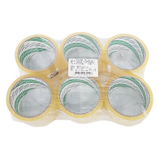 polar bear 北極熊 OPP普透封箱膠帶 48mm x 40y PPT4840A 6捲, 1組