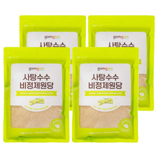 gomgom 蔗糖原糖 1kg, 4包