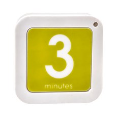 KAI 貝印 3分鐘計時器, 白色 + 黃色, 1個