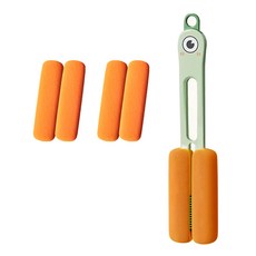 加長款四合一海綿杯刷 1刷 + 2組替換頭 F0661-B2 綠色, 27.5cm, 1組