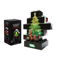 美國 LIGHT STAX Puzzle 亮亮積木大顆粒系列, Xmas, 1盒