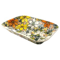 VENA 南國波斯菊系列 長方烤盤 24 x 16 x 5cm, 1個, 彩色