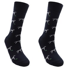 ELLE HOMME 帥氣大麥町絲光休閒襪 頂級絲光棉, 25~27cm, 藍色