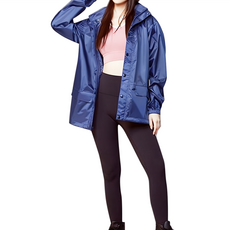 MORR Lightness 輕裝防水 XL 丹寧藍 女士防水風衣, 1件