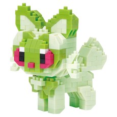 nanoblock 河田積木 KWD組裝積木 新葉喵 NBPM R01 RS, 1個, 綠色