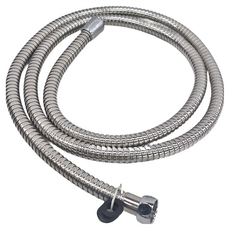 手易坊 台製大流量加長不銹鋼沐浴管 (180cm), 5020-25