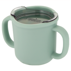 Edison 愛迪生 矽膠學習水杯 Set, 薄荷色, 200ml, 1個