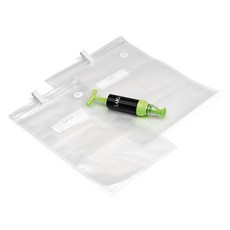 LAICA 萊卡 真空夾鏈袋附手抽幫浦 VT35200, 34 x 22cm + 34 x 26cm, 10個, 1組